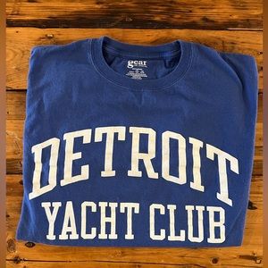 🛥️ Detroit Yacht Club vintage shirt in Detroit Lions blue!